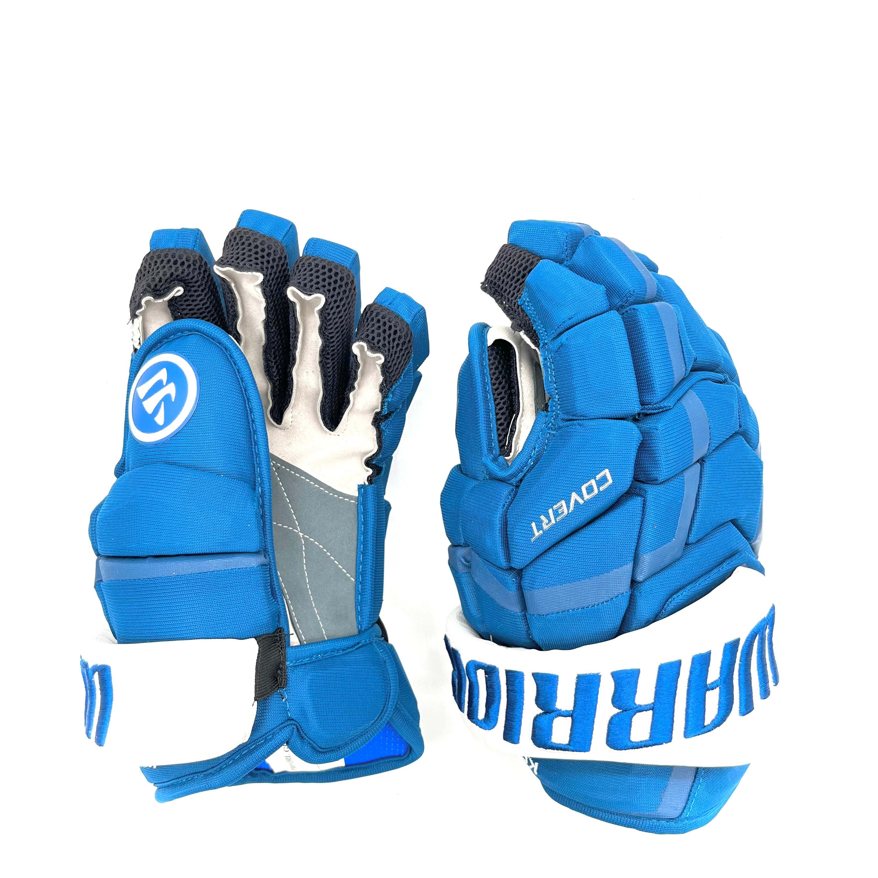 Warrior Covert QRL - Gant NHL Pro Stock - Brandon Kozun (Bleu/Blanc)